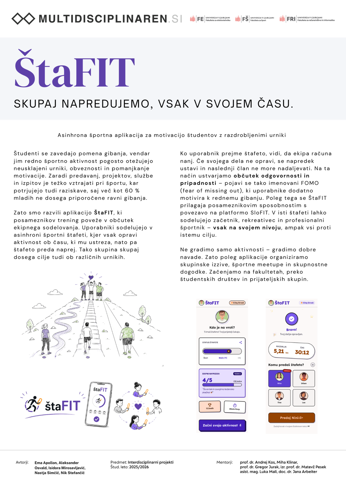Plakat ŠtaFIT