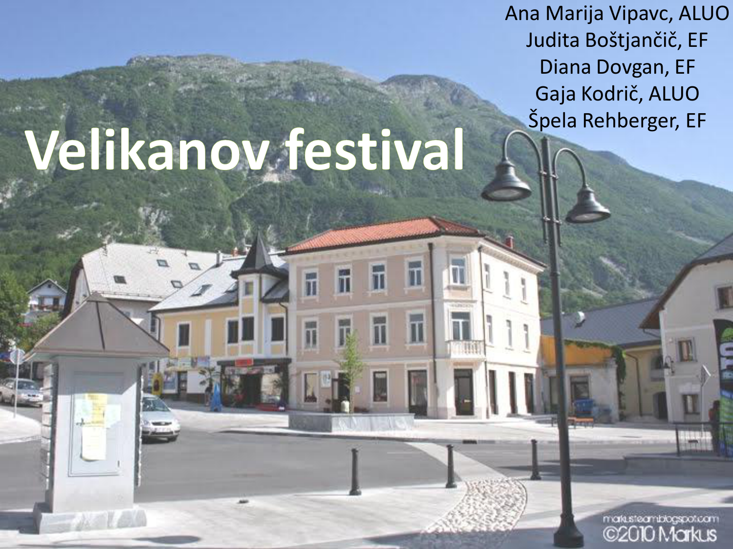 Plakat: Velikanov festival