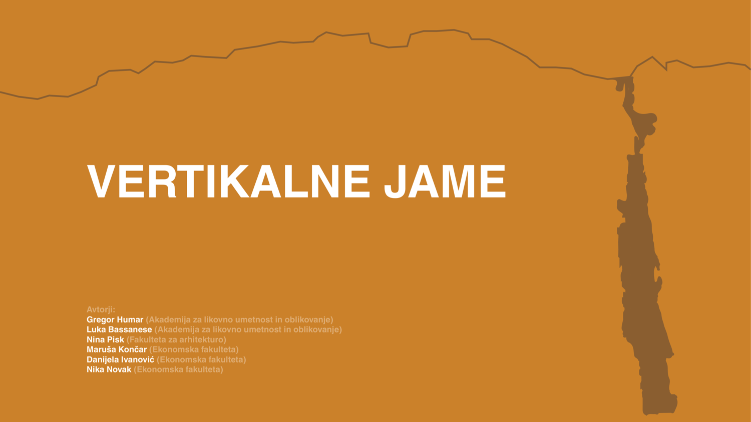 Plakat: Vertikalne Jame